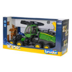 Tractor forestier John Deere 1270G, cu graifar Bruder - imagine 4