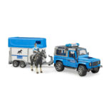 Land Rover de Politie, cu remorca, cal si politist - Bruder — изображение 2