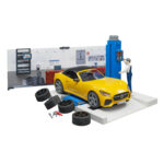 Service auto, roadster si mecanic - Bruder 62110 - imagine 2