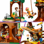 Casa din copac din tabara de aventuri Friends LEGO 42631 - imagine 4