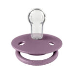 Suzeta din silicon Bibs de Lux (0-36 luni) culoarea Mauve