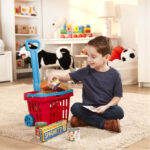 Set de joc- Cos cu produce alimentare Melissa and Doug - imagine 4