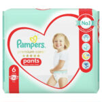 Scutece-chiloti Premium Care 6 15+ kg 31buc Pampers