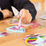 Set de creatie Ghirlanda de diamante cu unicorn TOTUM - imagine 4