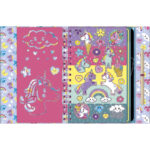 Set creativ caiet de razuit Unicorn TOTUM - imagine 2