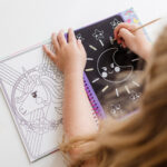 Set creativ caiet de razuit Unicorn TOTUM - imagine 4