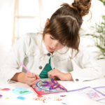 Set de creatie Caiet cu diamante Flori TOTUM - imagine 5
