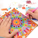 Set de creatie Caiet cu diamante Caleidoscop TOTUM - imagine 3