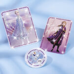 Set creativ 2 in 1 Diamond painting si bratari cu pandantive Disney Frozen TOTUM - imagine 5