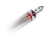 Set constructor Panouri clasice RE Nasa Rocket Sp 103buc GEOMAG - imagine 3