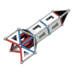 Set constructor Panouri clasice RE Nasa Rocket Sp 103buc GEOMAG - imagine 2