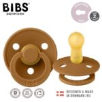 Suzeta din latex Bibs Colour (6-18 luni) culoarea Caramel - imagine 2
