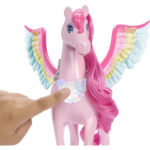 Set A Touch of Magic Pegasus cu lumina si sunet Barbie Mattel - imagine 3