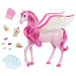 Set A Touch of Magic Pegasus cu lumina si sunet Barbie Mattel - imagine 2
