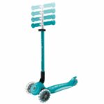 Trotineta Pliabil PRIMO FOLDABLE LIGHTS PLUS V2 Aqua Blue/Pastel Blue GLOBBER - imagine 2
