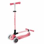 Trotineta Pliabil PRIMO FOLDABLE LIGHTS PLUS V2 Corail Pink/Pastel Pink GLOBBER — изображение 4