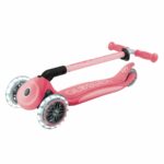 Trotineta Pliabil PRIMO FOLDABLE LIGHTS PLUS V2 Corail Pink/Pastel Pink GLOBBER — изображение 5
