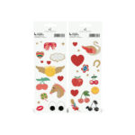 Set ambalaj p/u carti cu autocolante si etichete(fete) JEUNE PREMIER - imagine 7