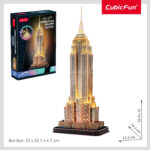 3D PUZZLE Empire State Building (Led) CUBICFUN - imagine 3