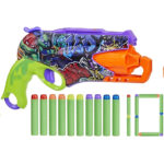ArmaTurtles Mutant Mayhem Blaster Nerf HASBRO - imagine 3