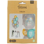 Set 12 Baloane latex Happy Birthday Gamer 33cm Folat - imagine 2