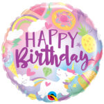 Balon Folie Unicorn Happy Birthday 45 cm Folat