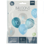 Set 6 Baloane latex 33 cm It is my 1st Birhday albastru Folat — изображение 2