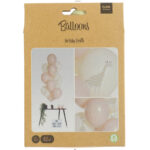 Set 12 Baloane latex Happy Birthday Girafa 33cm Folat - imagine 2
