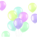 Set 10 Baloane latex Translucent Pastels 33cm Folat — изображение 2