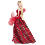 Papusa Barbie Blonda in Rochie Rosu, Signature 2024 MATTEL - imagine 2