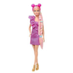 Papusa Barbie Fun and Fancy Hair Cu Par Colorat Extra-Lung si Accesorii MATTEL - imagine 4