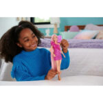 Papusa Barbie Fun and Fancy Hair Cu Par Colorat Extra-Lung si Accesorii MATTEL - imagine 6
