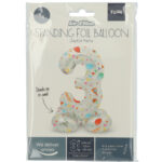Balon Folie 72cm Joyful Party Cifra 3 cu baza Folat - imagine 2