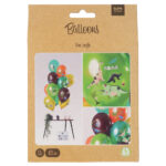 Set 12 Baloane latex Dino Metallic 33cm Folat - imagine 2