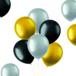 Set 10 Baloane latex Rich Metallics 33cm Folat