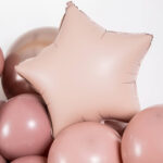 Balon Stea 45cm Roz Vintage Ultra Mat Folat — изображение 2