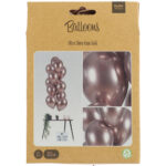 Set 12 Baloane latex Ultra Shine Rose Gold 33cm Folat — изображение 2