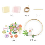 Joc creativ DIY Coronita cu flori Dalia Djeco — изображение 3