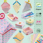 Joc creativ origami Confectionat cutii Djeco