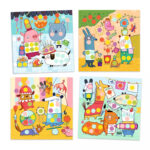 Joc creativ cu autocolante Buline colorate Djeco - imagine 2