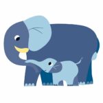 Abtibilduri Mama cu puiut Djeco - imagine 2