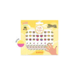 Stickere pentru unghii model variat neon DJECO