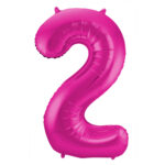 Balon Folie 86cm Magenta Cifra 2 Folat