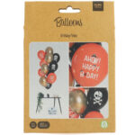 Set 12 Baloane latex Happy Birthday Pirat 33cm Folat — изображение 2