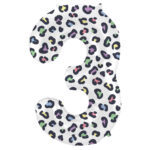 Balon Folie 86cm Bright Panther Cifra 3 Folat