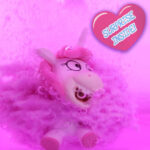Bomba de baie parfumata cu figurina Unicorn surpriza in interior Inkee — изображение 4