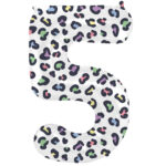 Balon Folie 86cm Bright Panther Cifra 5 Folat