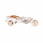 Carucior p/u papusa cu geanta + umbrela Verona 60cm - pal roz DECUEVAS - imagine 2