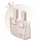Carucior p/u papusa cu geanta + umbrela Verona 60cm - pal roz DECUEVAS - imagine 3