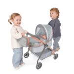 Carucior p/u papusa cu geanta City 56cm -gri DECUEVAS — изображение 3